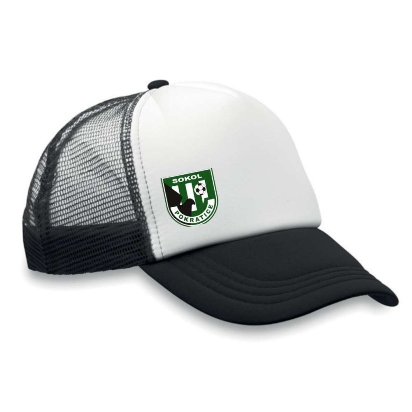 Kšiltovka baseball 5 panel zadní síťka- TJ Sokol Pokratice