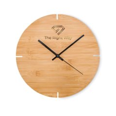 Nástěnné hodiny bambus- The right way