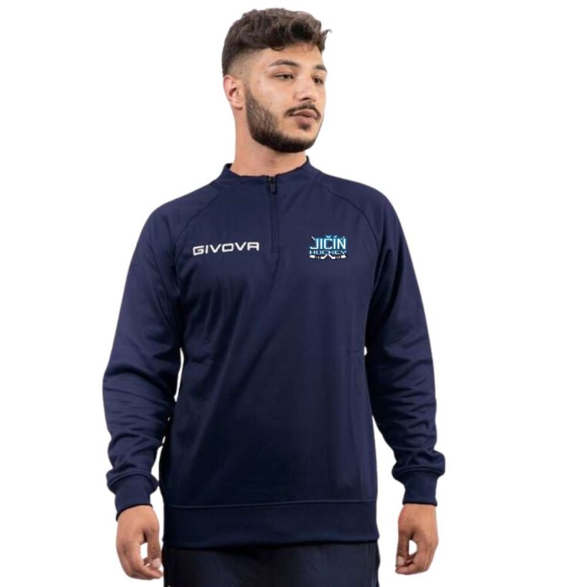 MAGLIA POLARFLEECE TECNICA (HALF ZIP) 500 BLU - HC Jičín