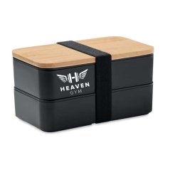 Obědová krabička s dvěmi patry a příbor- Heaven Gym