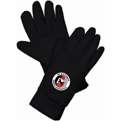 Fleecové rukavice černé s logem - SC Xaverov